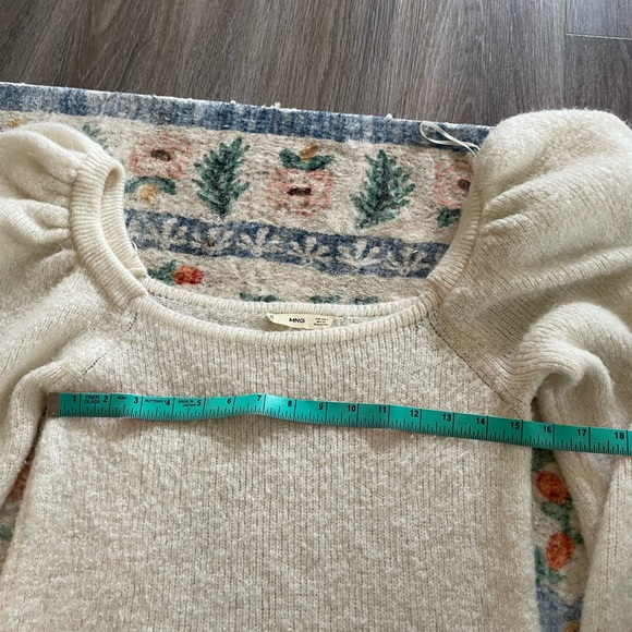 Mango Cream Puff Sleeve Sweater - Picture 3 of 6
